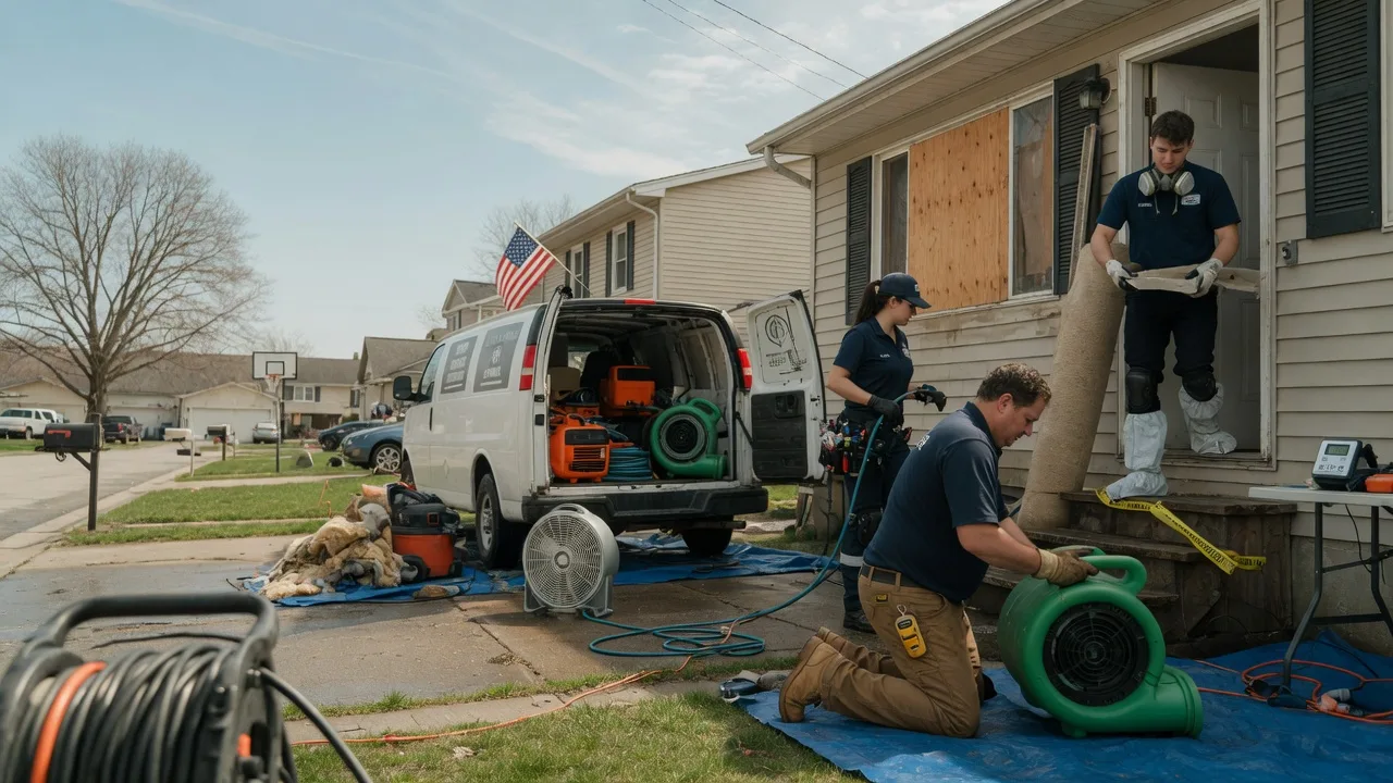 Water Damage Restoration in Mulberry, IN near me